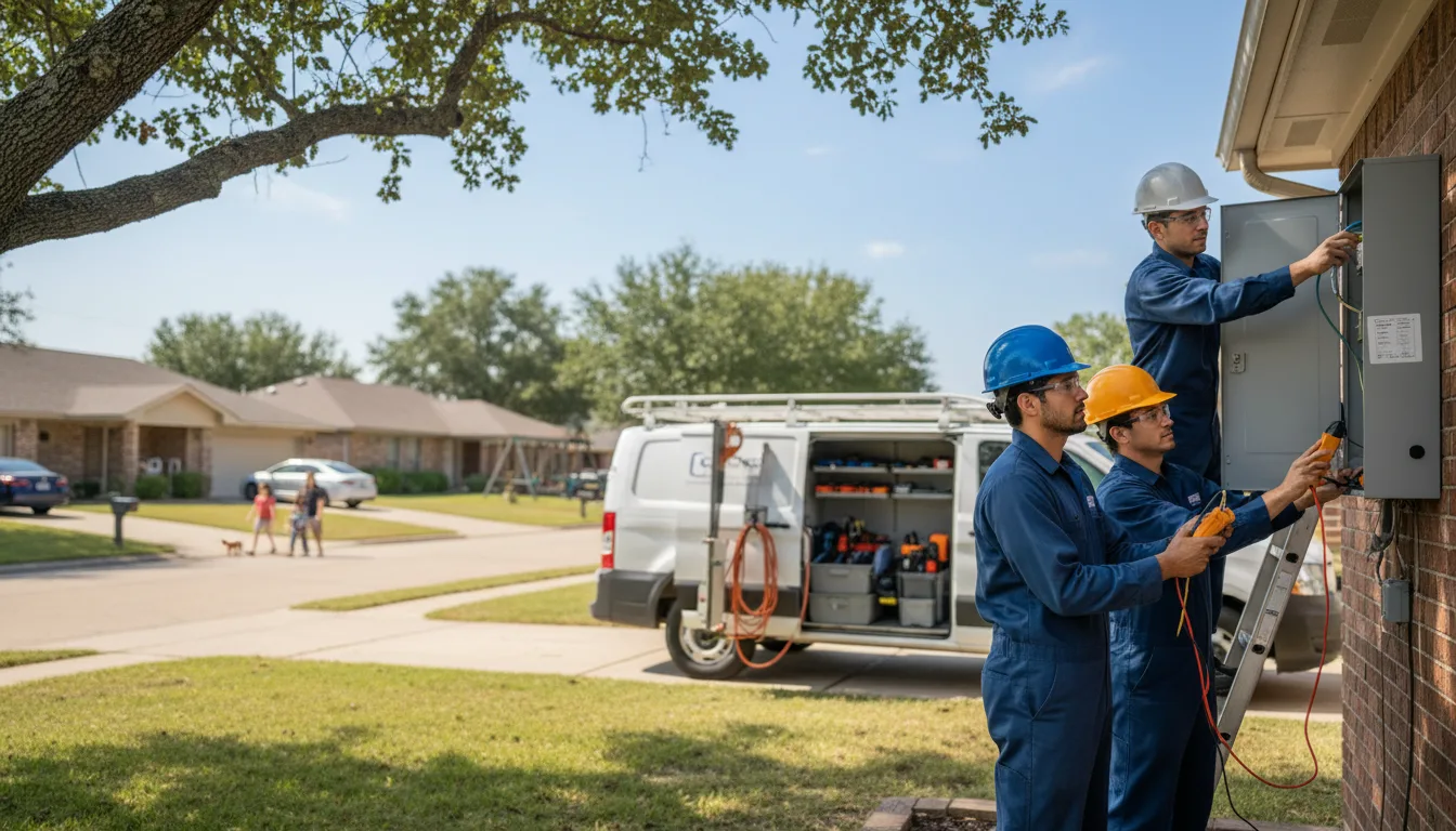 Certified electrician providing emergency electrical services in Clemons, IA